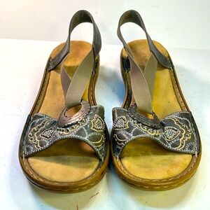 Rieker Women's Regina 608B9-45 Slingback Sandal size 42